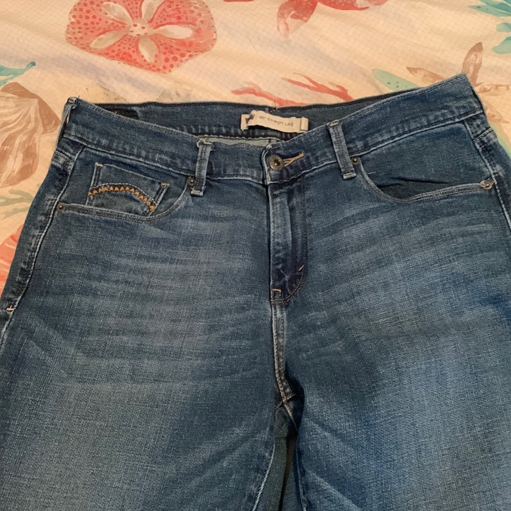 Levi’s 505 straight leg jeans size 8 great condition